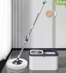 2Pcs Household Cleaning Spin Mop